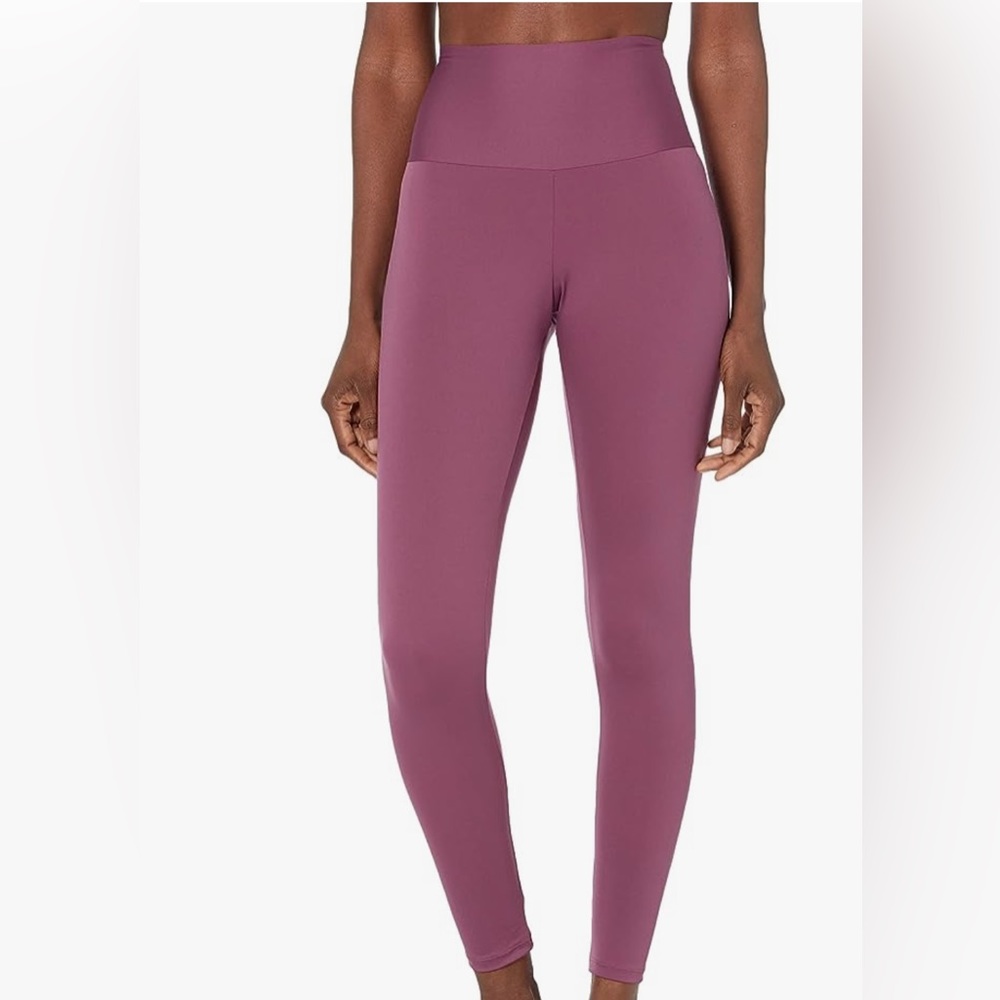 Bali B Kind Hi Waist Smoothing Dark Mulberry leggings Sz  L